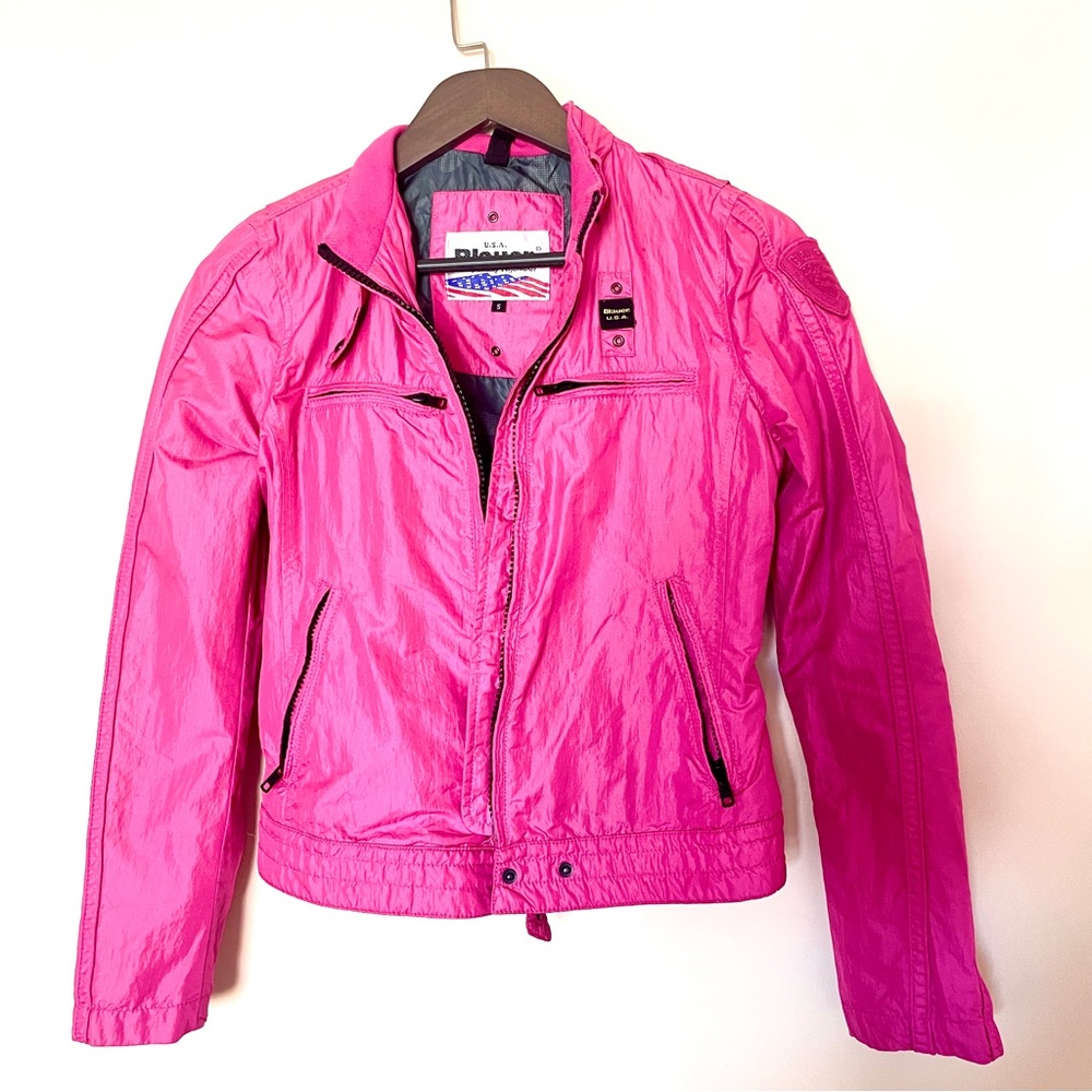Authentic Blauer USA Biker Jacket - Small